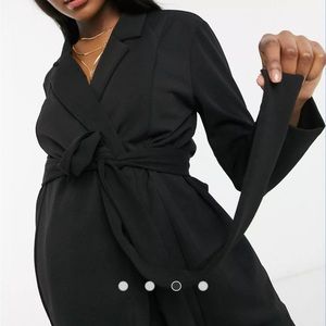 Asos maternity black blazer size US 8 - never worn